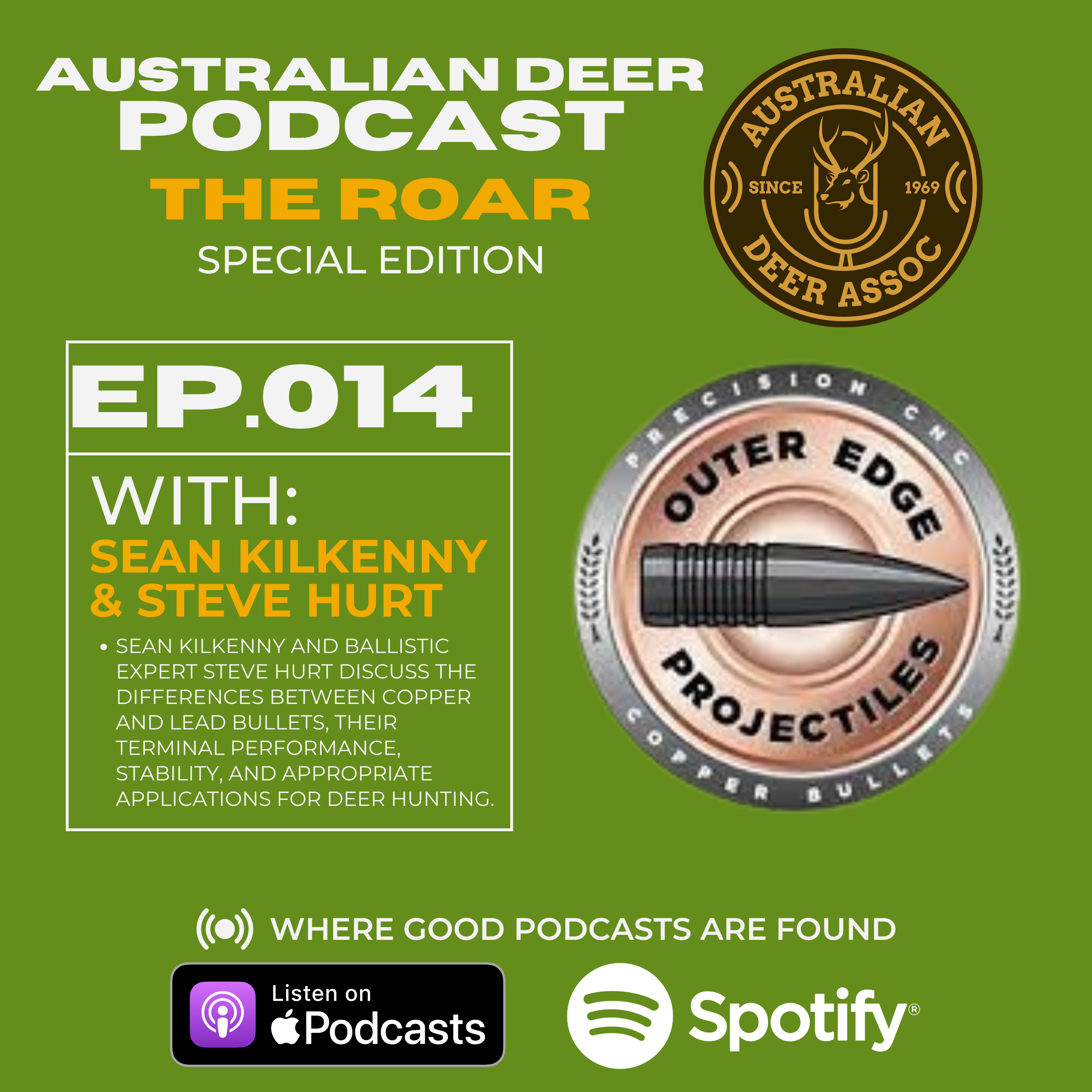 EP:014 The Roar Special Edition: Steve Hurt: Outer Edge Projectiles