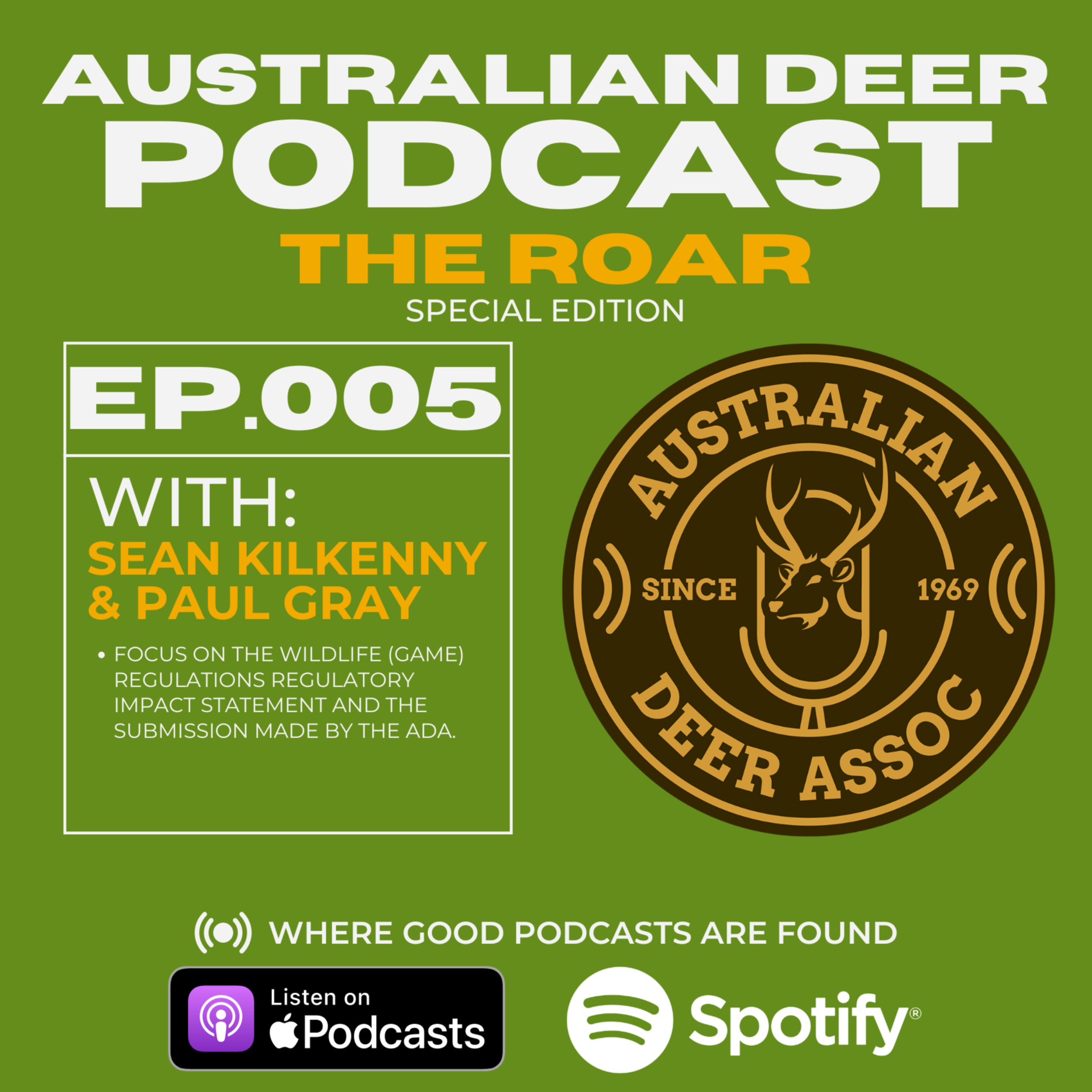 EP:005 The Roar Special Edition: Wildlife (Game) Regulations RIS